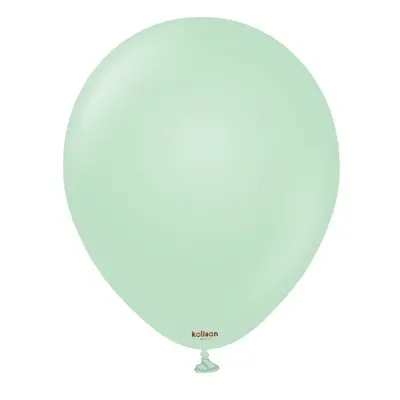 Balonky zelené Macaron Green 13 cm/5", 100 ks