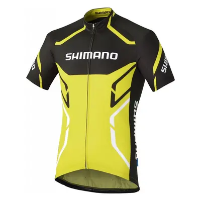 Dres krátký pánský Shimano PRINT žlutý