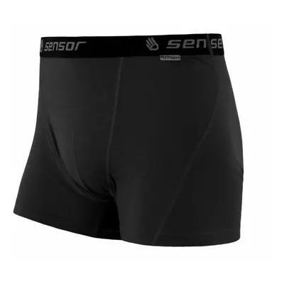 Boxerky SENSOR MERINO ACTIVE černé