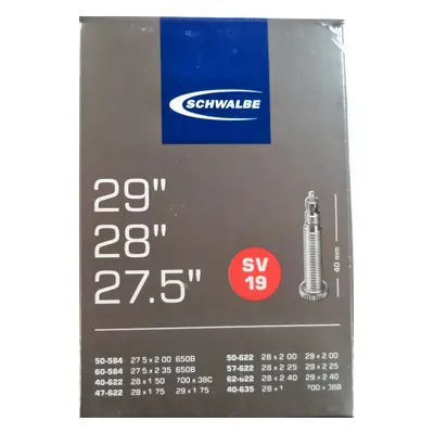 Duše SCHWALBE SV19 27.5"x2.00-28"x1 1/2 (50-584/40-635) FV/40mm