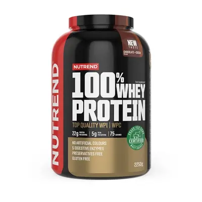 Nápoj Nutrend 100% WHEY PROTEIN 2250g čokoláda+kokos