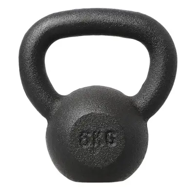 Litinový kettlebell HMS KZG06 6 kg, černý