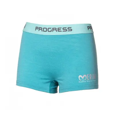 Kalhotky dámské Progress MW SKNZ merino boxerky mint melír