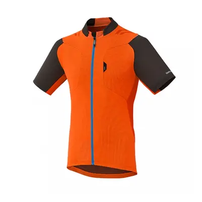 Dres krátký pánský Shimano Explorer Jersey oranžový