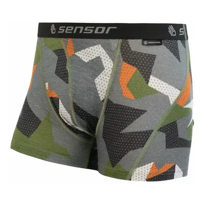 Boxerky SENSOR MERINO IMPRESS camo/safari