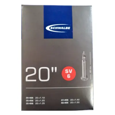 Duše SCHWALBE SV6 20"x1.10-1.50 (28/40-406) FV/40mm