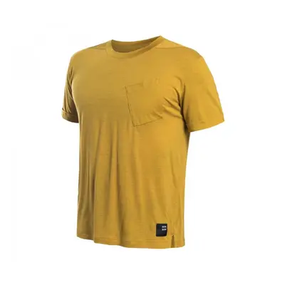 Triko krátké pánské SENSOR MERINO AIR TRAVELLER mustard