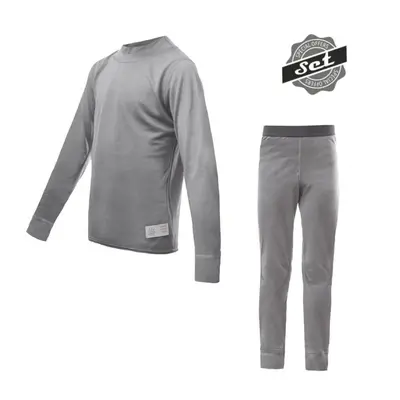 Komplet juniorský SENSOR MERINO ACTIVE SET šedý