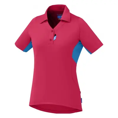 Dres krátký dámský Shimano Polo Shirt růžový