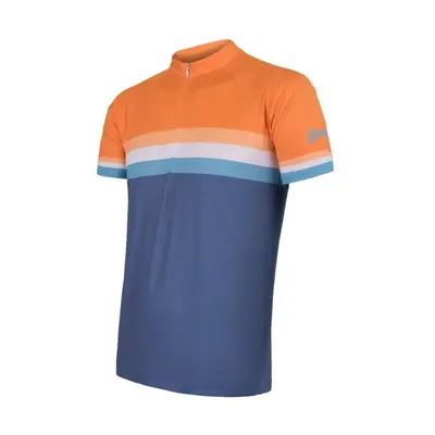 Dres krátký pánský SENSOR SUMMER STRIPE modro/oranžový