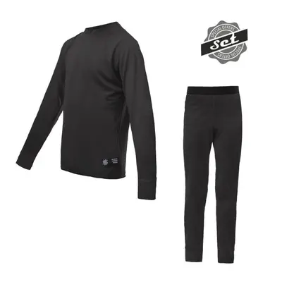 Komplet juniorský SENSOR MERINO ACTIVE SET černý