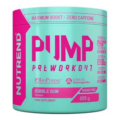 Nápoj Nutrend PUMP PRE-WORKOUT 225g bubble gum