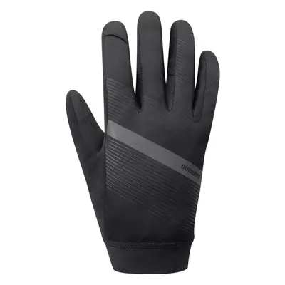 Rukavice cyklistické unisex Shimano WIND CONTROL černé