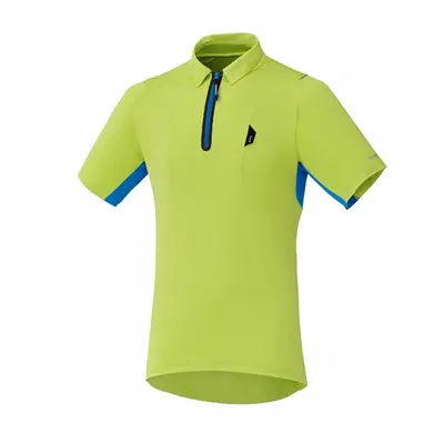 Dres krátký pánský Shimano Polo Shirt zelený