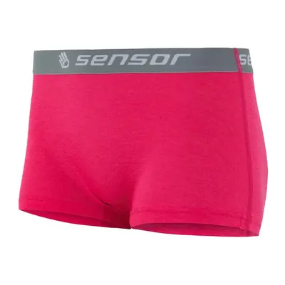 Kalhotky dámské SENSOR MERINO ACTIVE s nohavičkou magenta