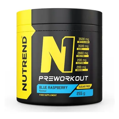 Nápoj Nutrend N1 PRE-WORKOUT 255g modrá malina