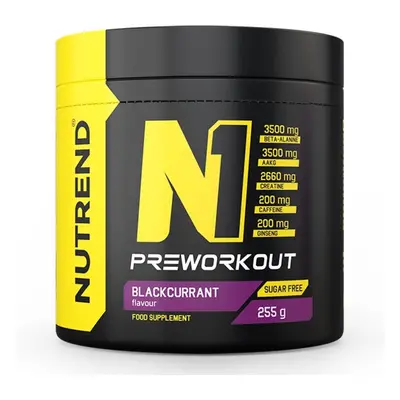 Nápoj Nutrend N1 PRE-WORKOUT 255g černý rybíz