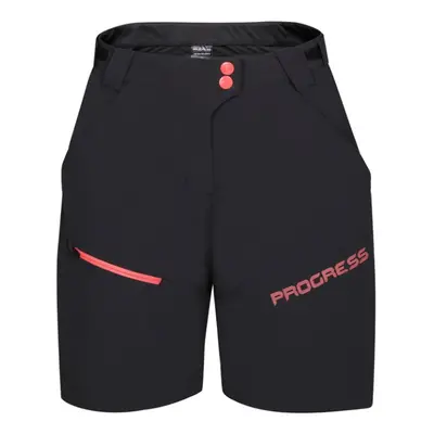 Kalhoty krátké dámské Progress GENIA BIKE SHORTS černé