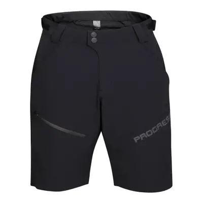 Kalhoty krátké pánské Progress GENIUS BIKE SHORTS černé