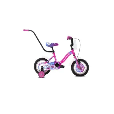 Dětské jízdní kolo Capriolo BMX 12"HT VIOLA bílo-růžové