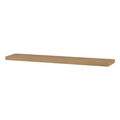 AUTRONIC Polička nástěnná 120 cm, MDF, 3D dekor přírodní dub, baleno v ochranné fólii