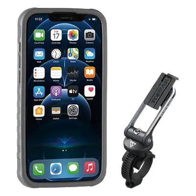 Obal na mobil TOPEAK RIDECASE pro iPhone 12 Pro Max černá/šedá