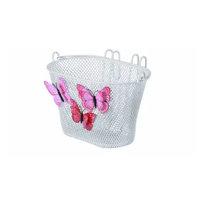 Koš BASIL Jasmin Basket Butterfly bílý