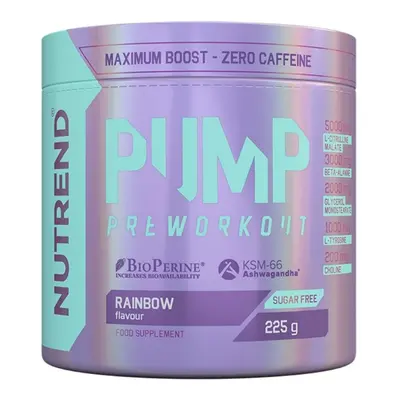 Nápoj Nutrend PUMP PRE-WORKOUT 225g rainbow