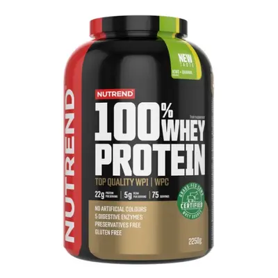 Nápoj Nutrend 100% WHEY PROTEIN 2250g kiwi+banán