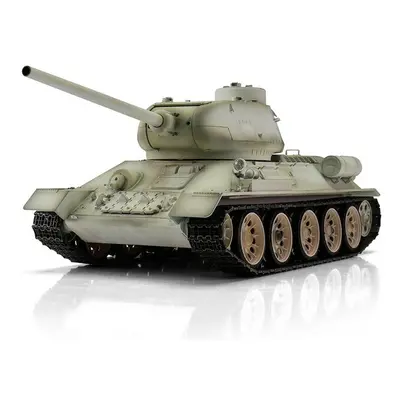 Bazar RC tank T-34/85 WINTER BB 1:16 - BAZAR, CHYBÍ DEKORACE, ROZDĚLANÝ NOVÝ