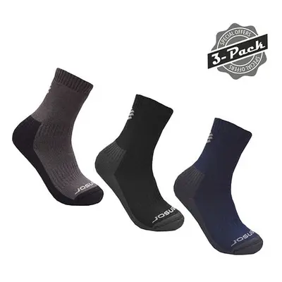 Ponožky SENSOR TREKING EVO 3-PACK černá/šedá/modrá