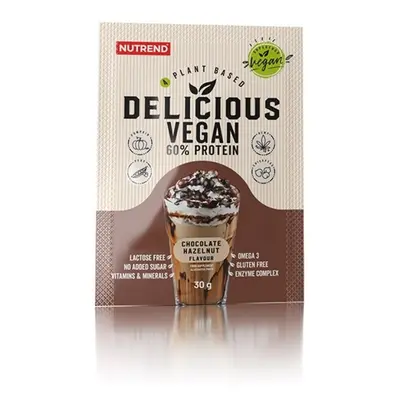 Nápoj Nutrend DELICIOUS VEGAN PROTEIN 450g čokoláda+lískový ořech