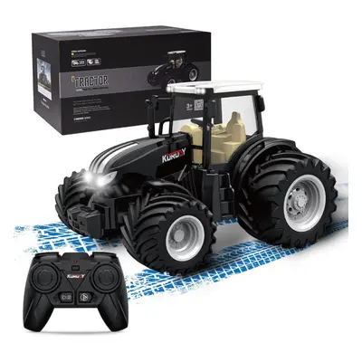 Korody RC traktor kovový 2,4 Ghz s širokými koly, LED osvětlení, zvuk