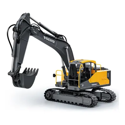 DoubleE RC bagr VOLVO EC160E 1:16 17 kanálů LED zvuky RTR sada app na programování