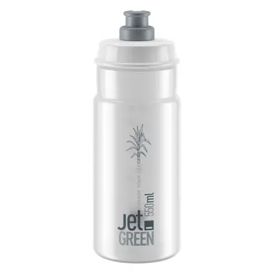 Lahev ELITE Jet Green čirá/šedé logo 550 ml