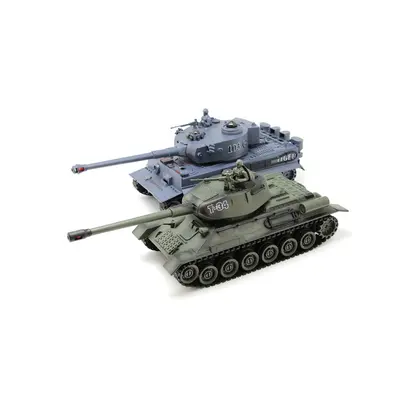 s-Idee RC sada bojujících tanků Tiger I a T34/85 1:32