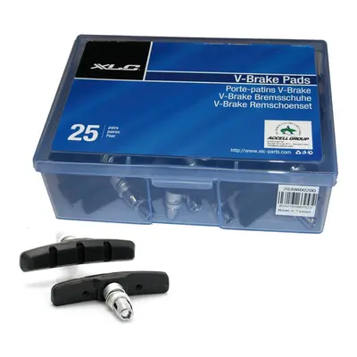 Špalíky XLC BS-V01 V-Brake černé, sada 25 párů