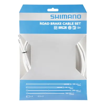 Shimano-servis Bowdeny+lanka Shimano set 1.6 x 1000/2050mm, 800/1400mm bílý