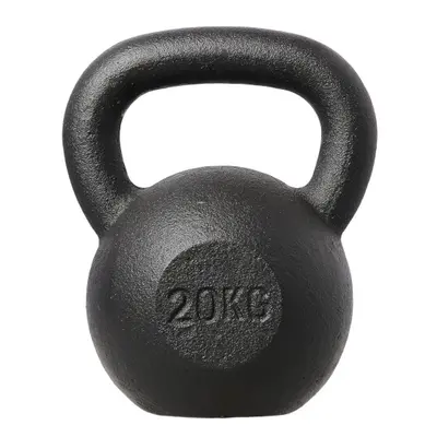 Litinový kettlebell HMS KZG20 20 kg, černý