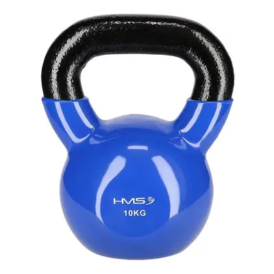 Kettlebell pokrytý vinylem HMS KN 10 kg, modrý