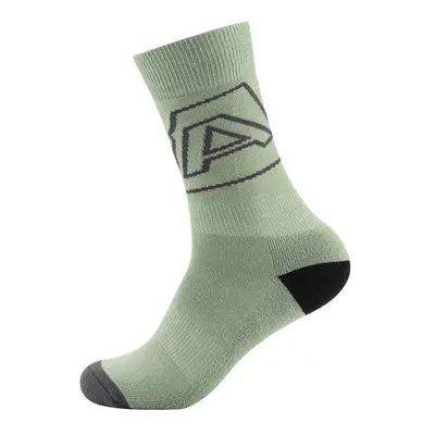 Ponožky unisex ALPINE PRO PHALTE merino zelené