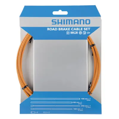 Shimano-servis Bowdeny+lanka Shimano set 1.6 x 1000/2050mm, 800/1400mm oranžový