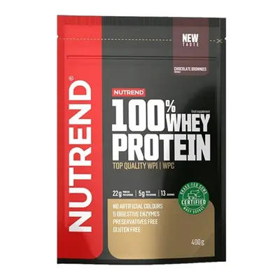 Nápoj Nutrend 100% WHEY PROTEIN 400g banán+jahoda