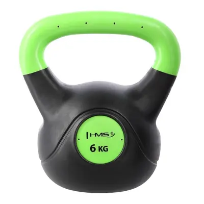 Kompozitový kettlebell HMS KPC06 Vin-Bell 6 kg zelený