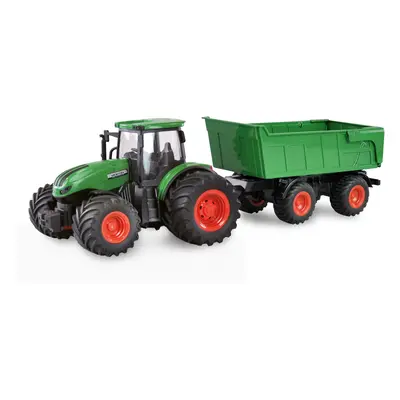 Amewi RC Traktor 2,4 Ghz se sklápěcím přívěsem, světla, zvuk 1:24