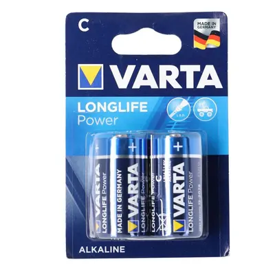 Baterie Varta alkalické C Longlife Power 2ks