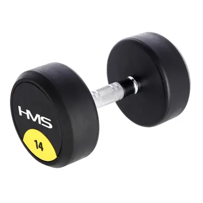 Pogumovaná jednoruční činka HMS HG Pro 14 kg