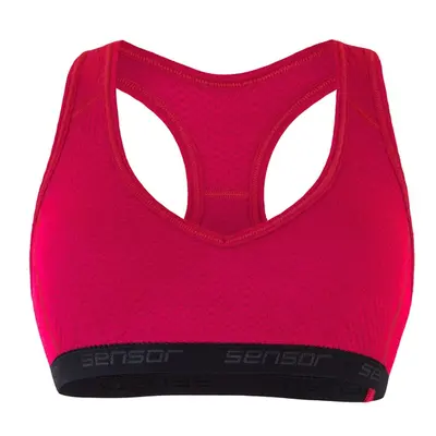 Podprsenka SENSOR MERINO DOUBLE FACE magenta