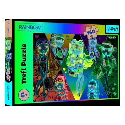 Trefl Puzzle 160 dílků - Rainbow High: Šťastné kamarádky