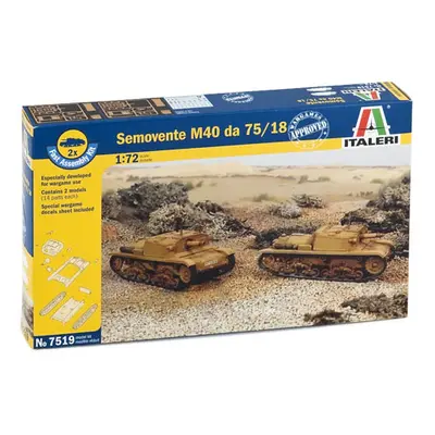 Fast Assembly military 7519 - SEMOVENTE M40 da 75/18 (1:72)